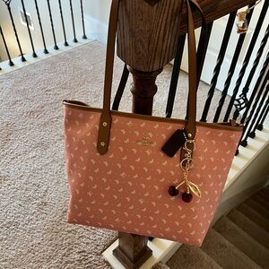 Coach Pink Tote Bag